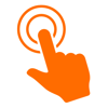 Finger Icon orange