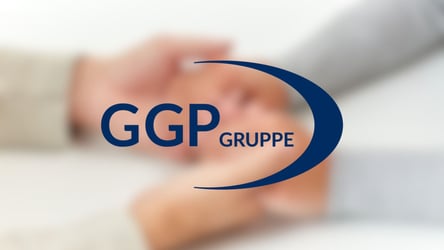 Referenzbild für die neue Website für die GGP-Gruppe. Logo des Unternehmens GGP Gruppe.