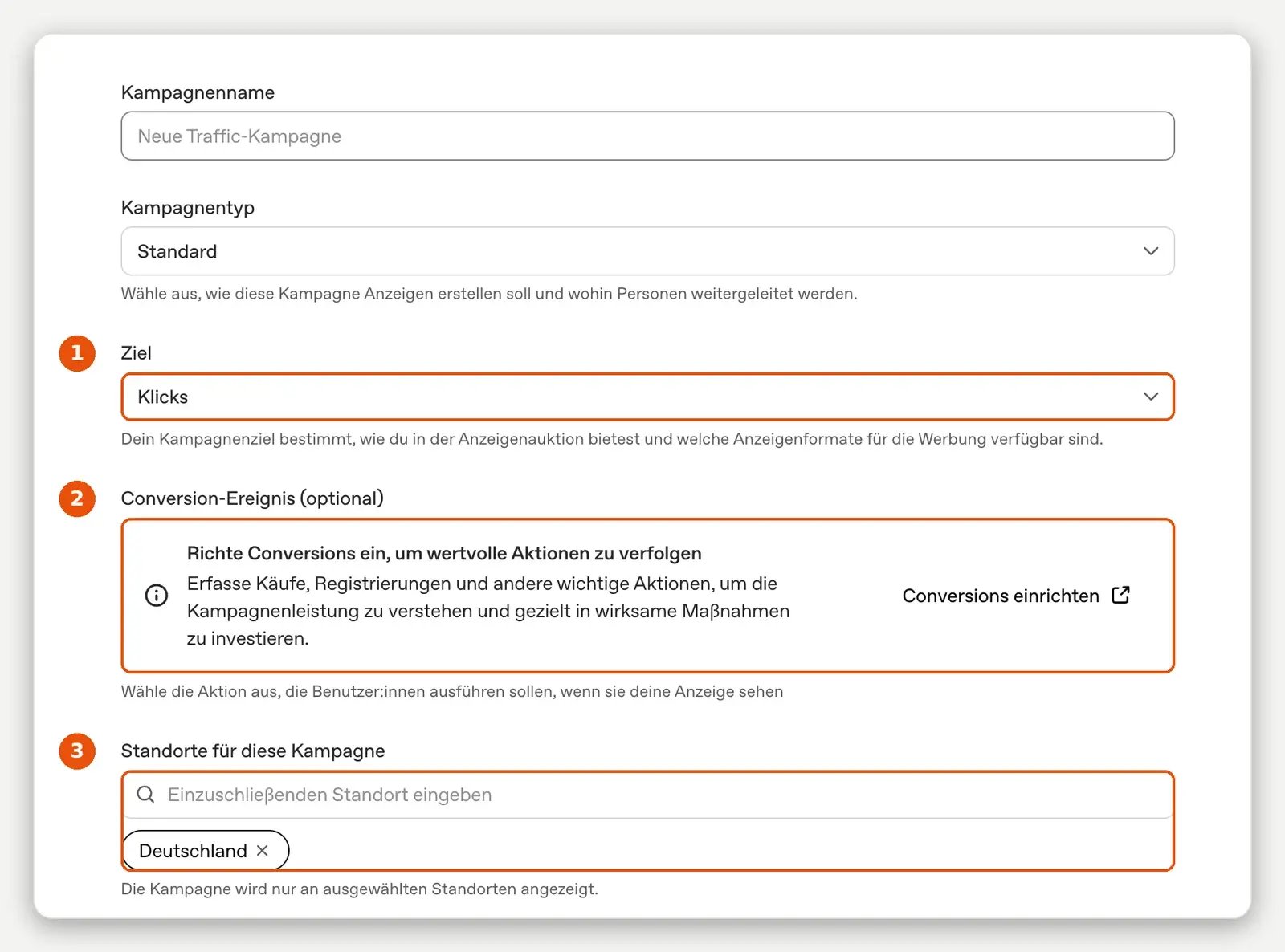 ChatGPT Ads Kampagne erstellen im OpenAI Ads Manager
