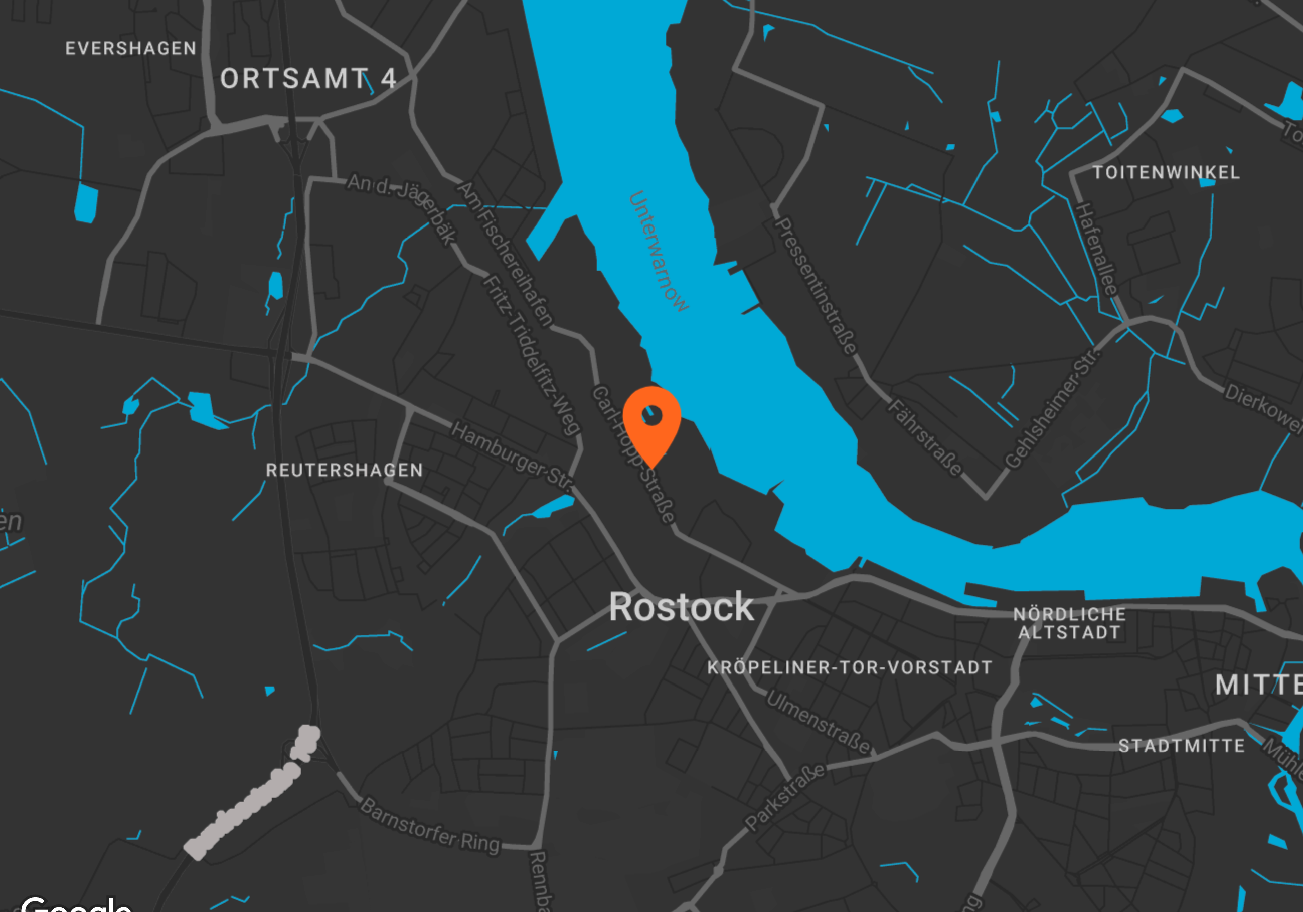 Standort viminds auf Rostock-Karte
